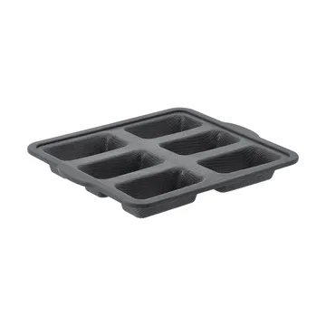 BAKE silicone mould with reinforced frame - Rectangular, 6 pieces, 26,2x22,1 cm - Nordwik