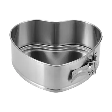 BAKE springform tin - Heart, stainless steel, 22x20 cm - Nordwik