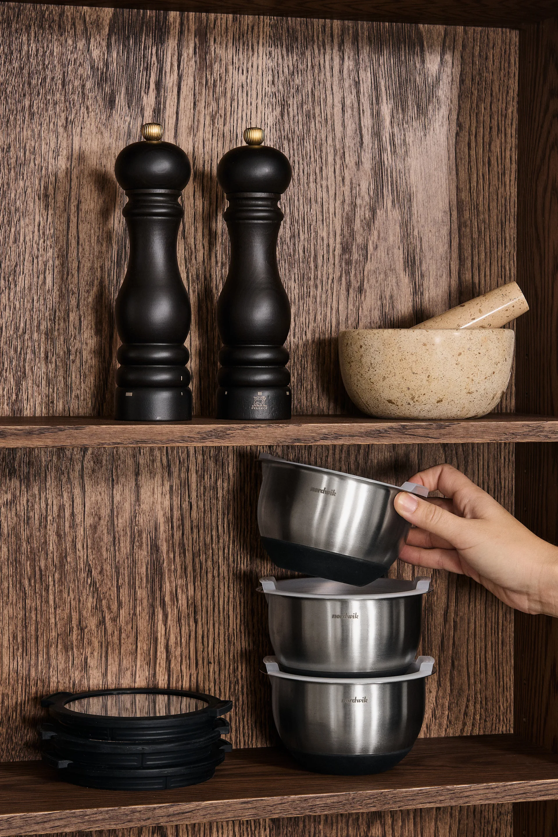 Nordwik mini bowls with premium lid, 3-pack Nordwik