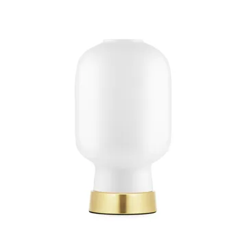Amp table lamp - white-brass - Normann Copenhagen