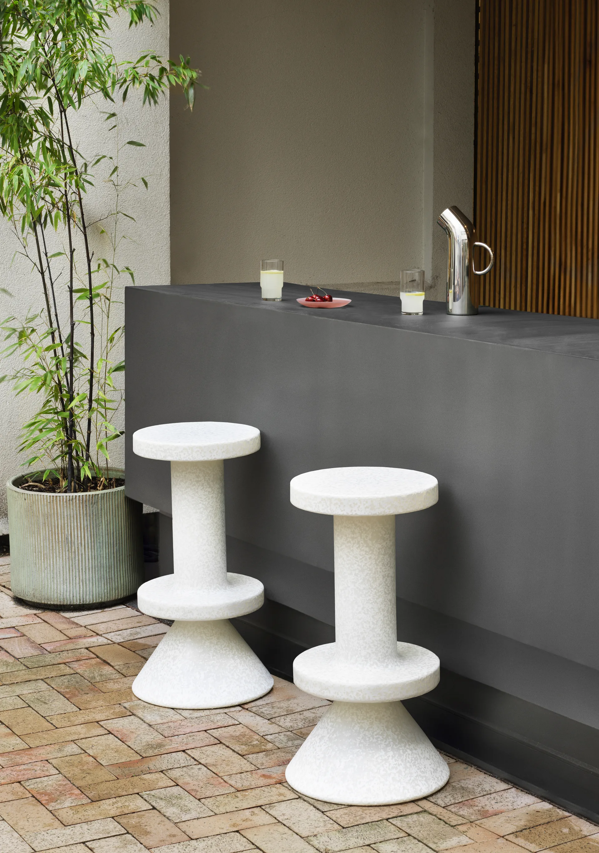 Bit bar stool 75 cm, White Normann Copenhagen