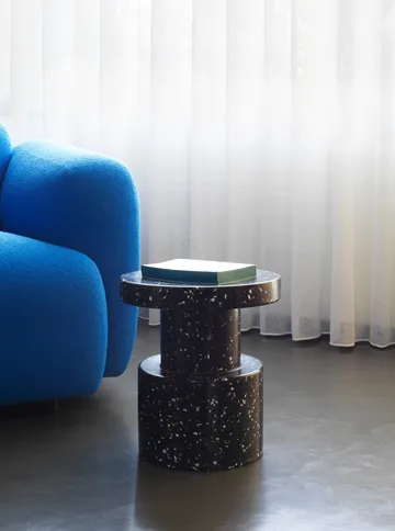 Bit round stool - Black, Ø36x42 cm - Normann Copenhagen