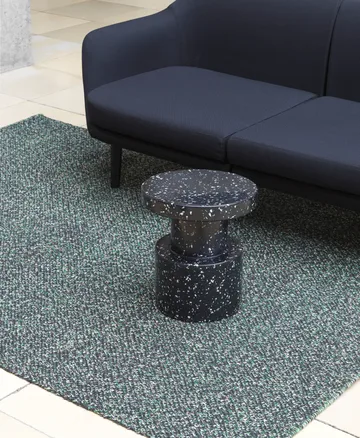 Bit round stool - Black-multi, Ø36x42 cm - Normann Copenhagen