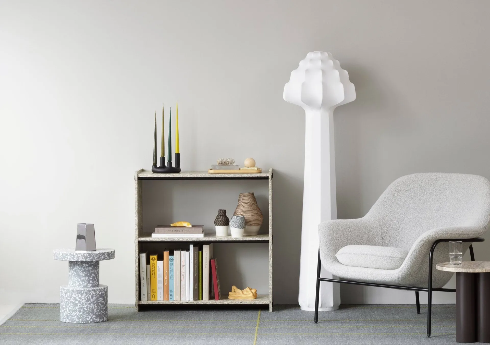 Bit round stool, Grey Normann Copenhagen