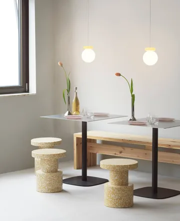 Bit round stool - Mustard - Normann Copenhagen