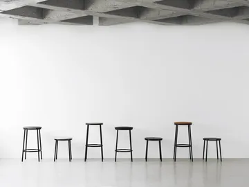 Circa barstool 65 cm - Black oak - Normann Copenhagen