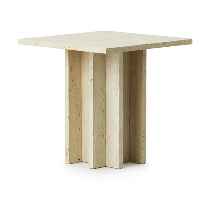 Edge small coffee table, Travertine Normann Copenhagen