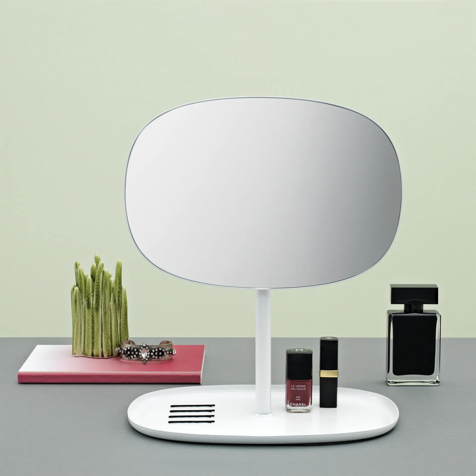 Flip mirror, white Normann Copenhagen