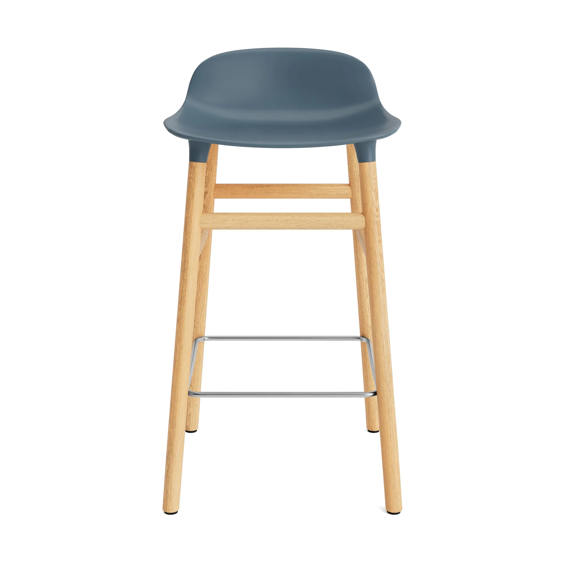 Form barstool oak legs, Blue Normann Copenhagen