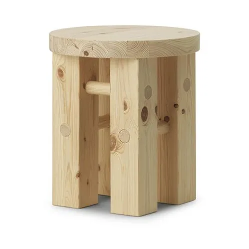 Fyr round stool 45 cm, Pine, Ø40x45 cm Normann Copenhagen