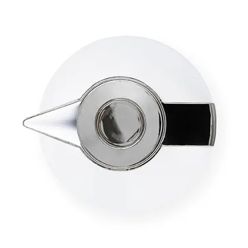 Geo vacuum jug - white-silver - Normann Copenhagen