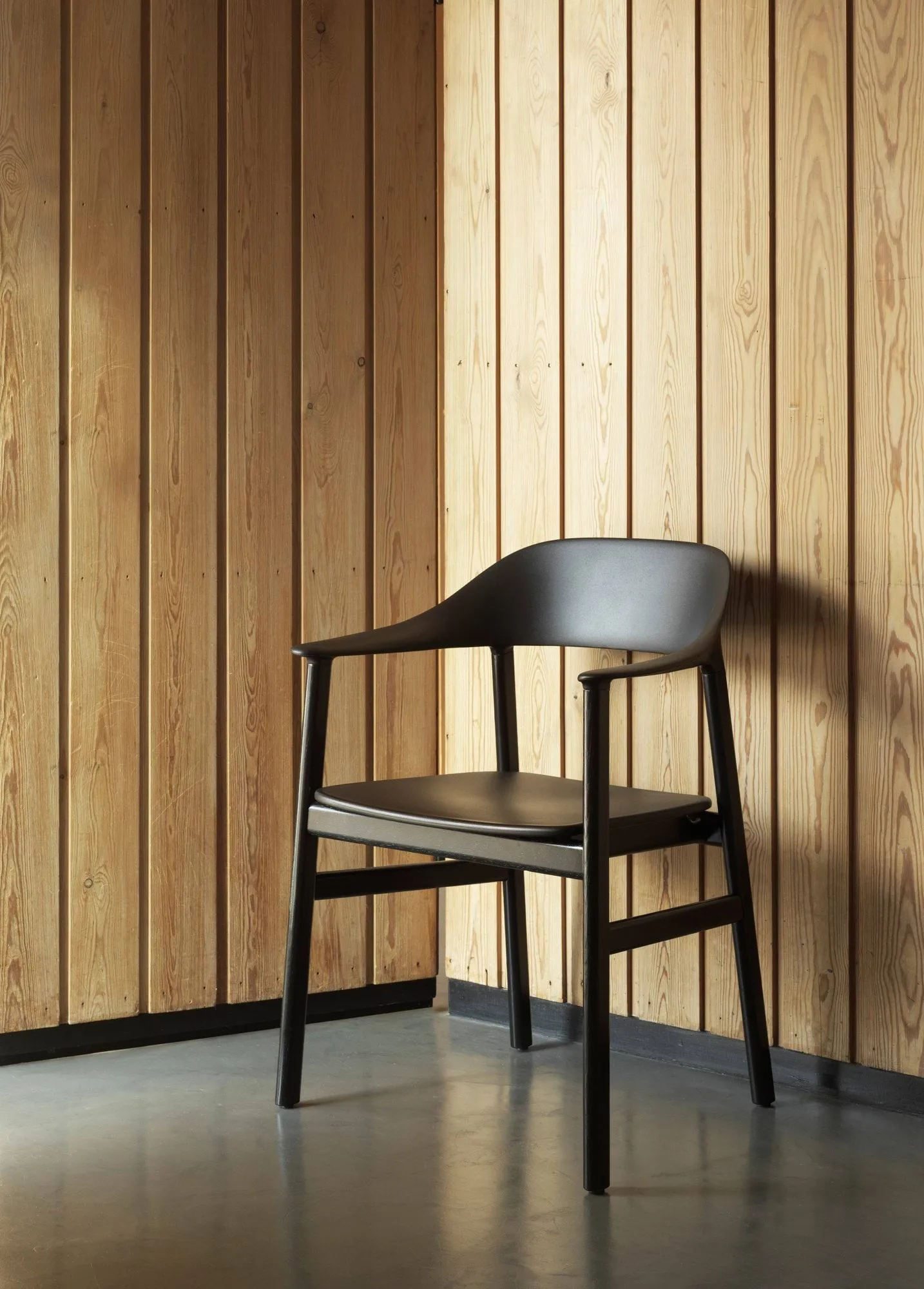Herit armchair smoked oak, Dusty Green Normann Copenhagen