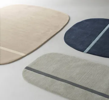 Oona rug 140x140 cm - Blue - Normann Copenhagen