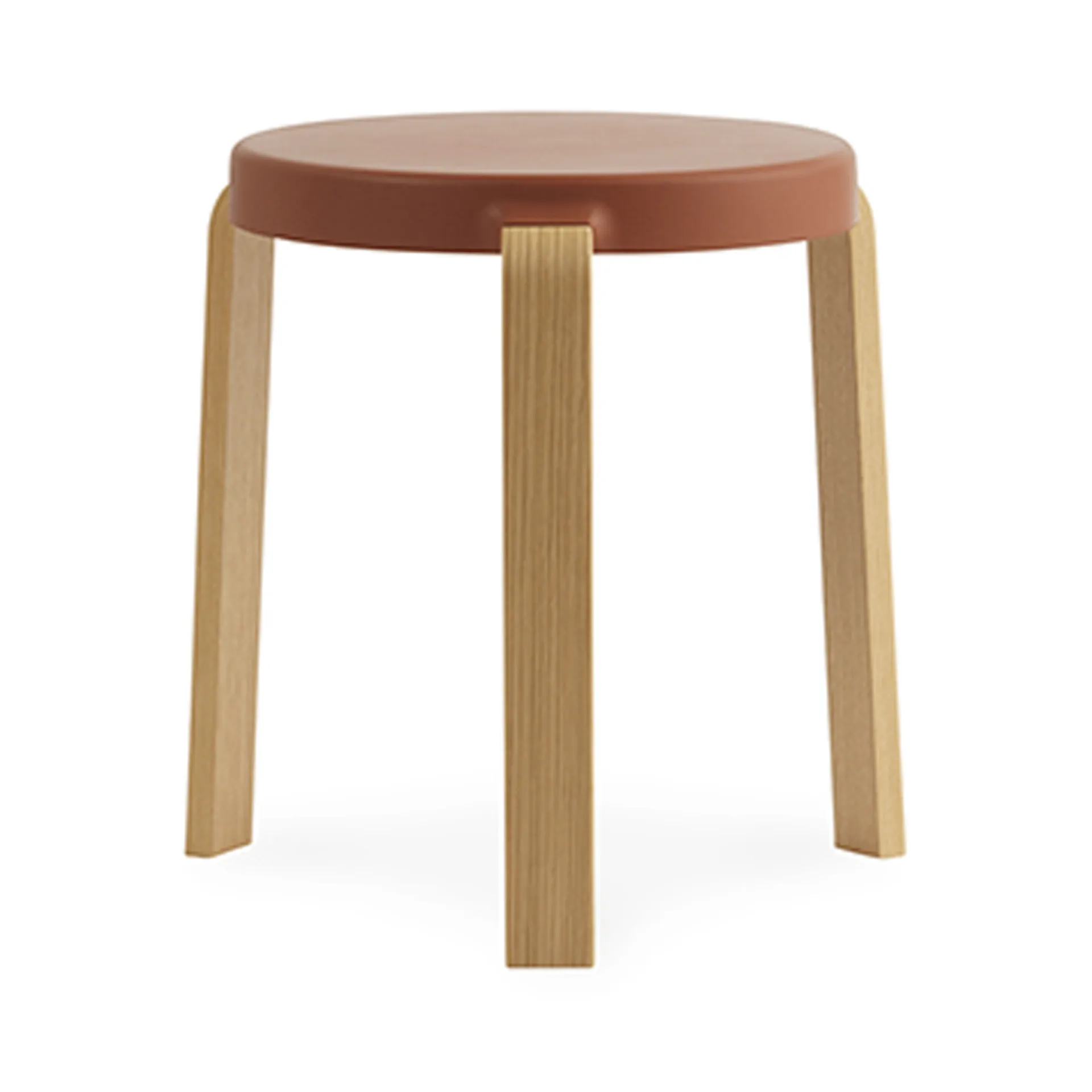 Tap stool, Caramel, oak legs Normann Copenhagen