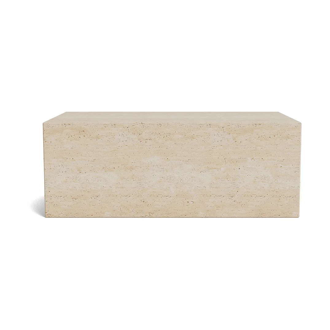 Cubism coffee table large 80x50 cm, Beige NORR11
