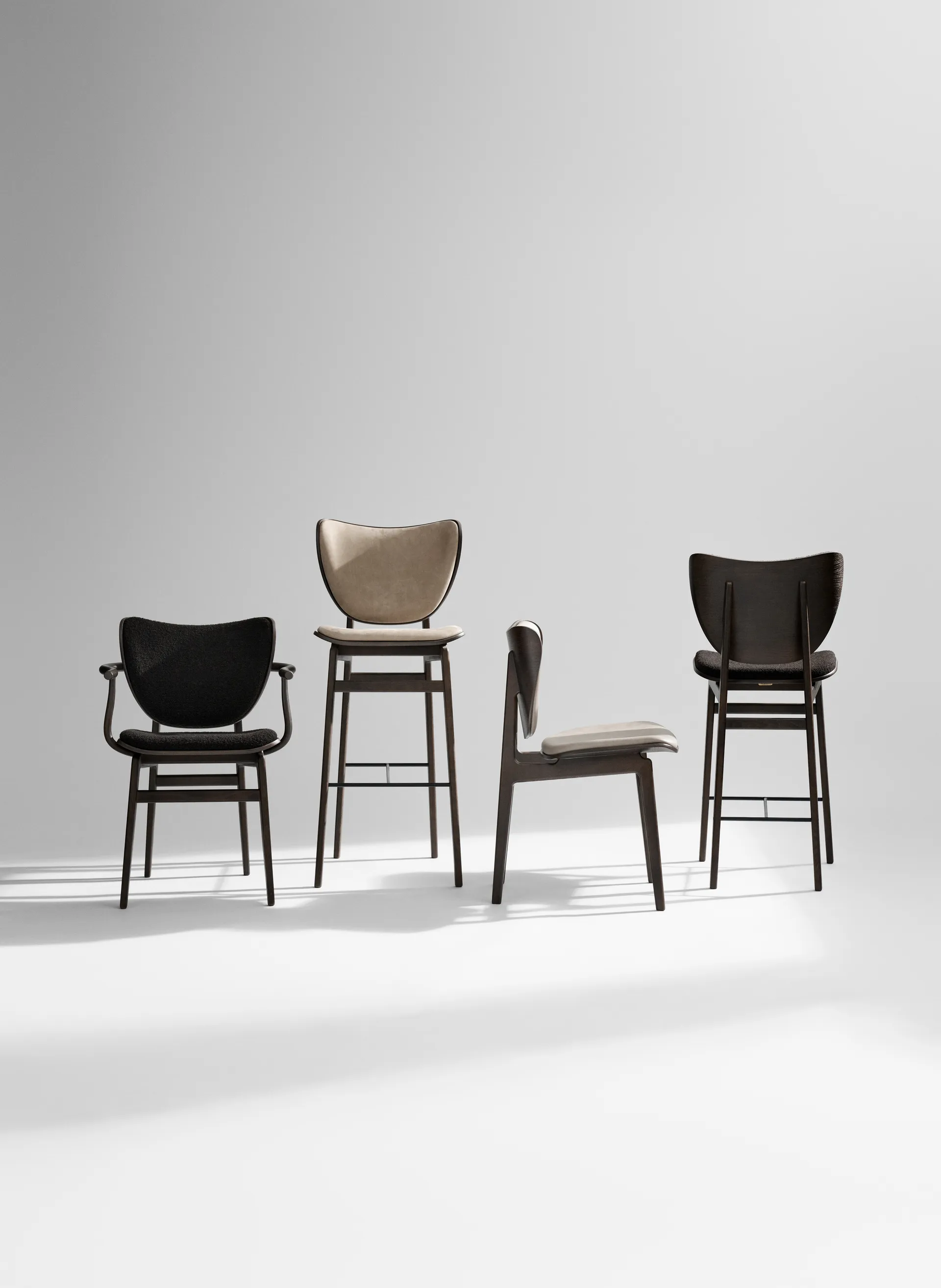 Elephant bar stool, Black, 65 cm NORR11