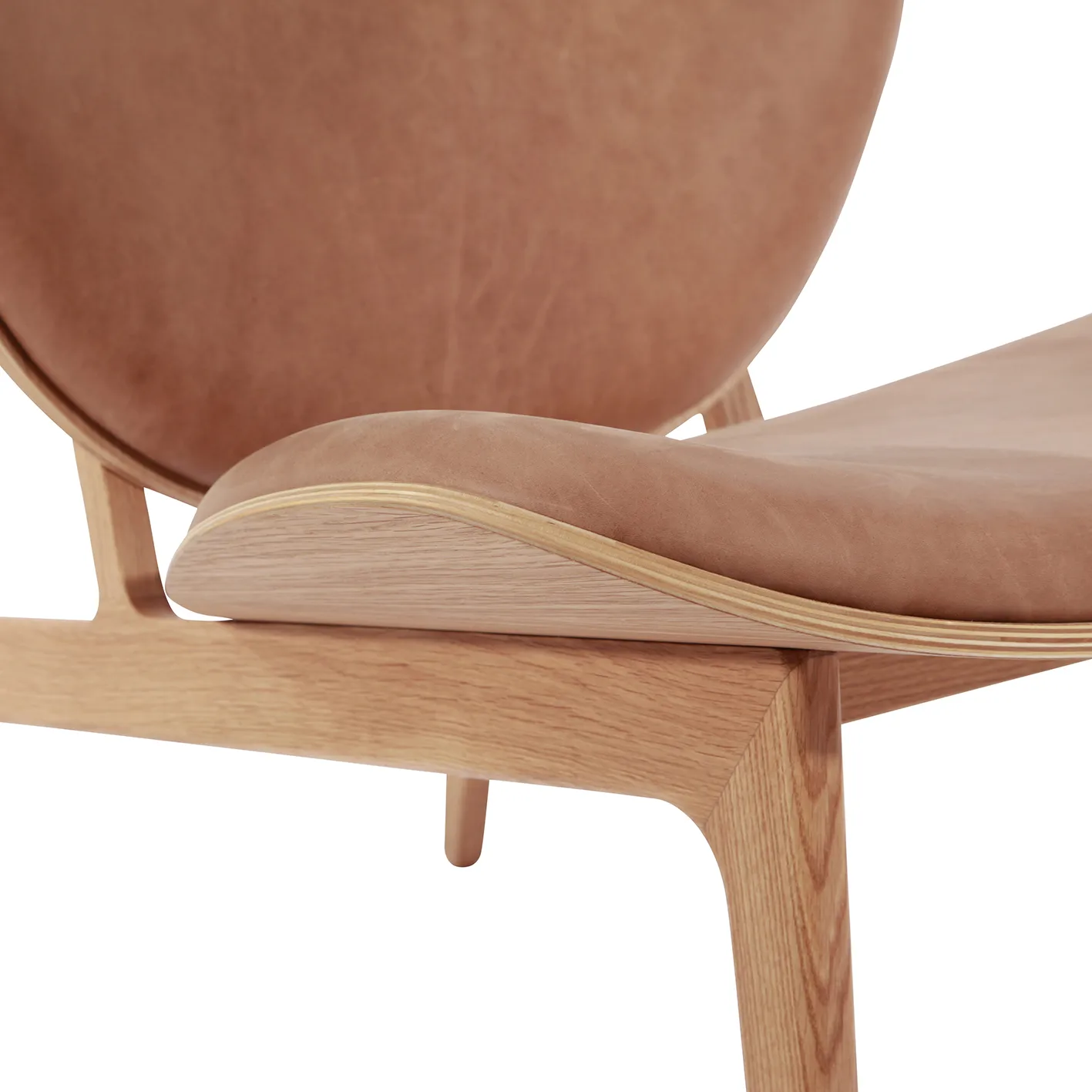 Elephant lounge leather oak, Dunes camel NORR11