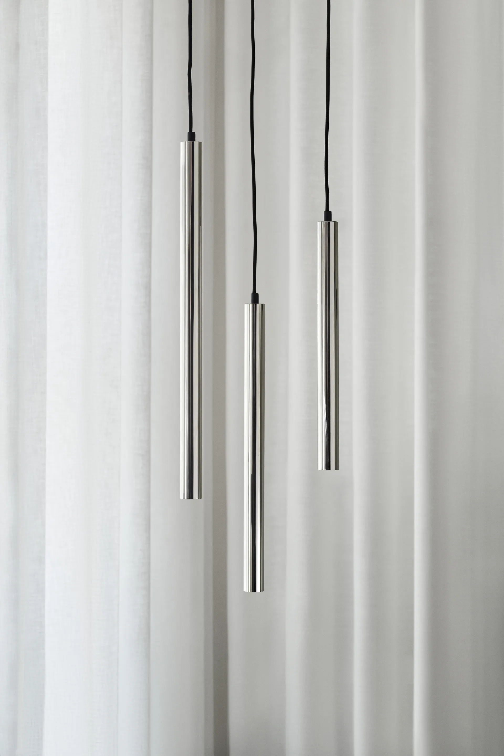 Pipe pendant lamp, Black, medium NORR11