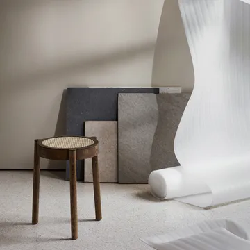 Pal round stool - Oak light, Ø37x46 cm - Northern