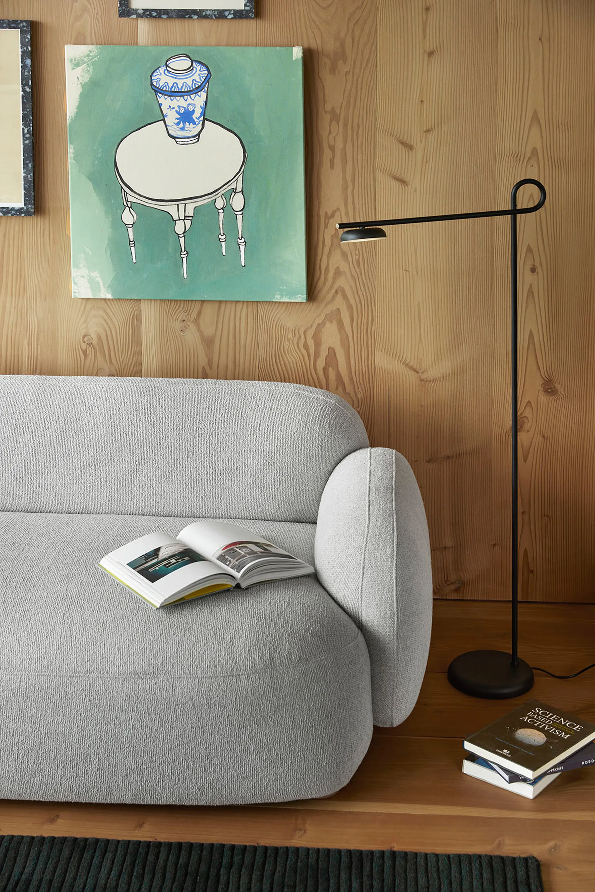 Salto floor lamp, Black Northern