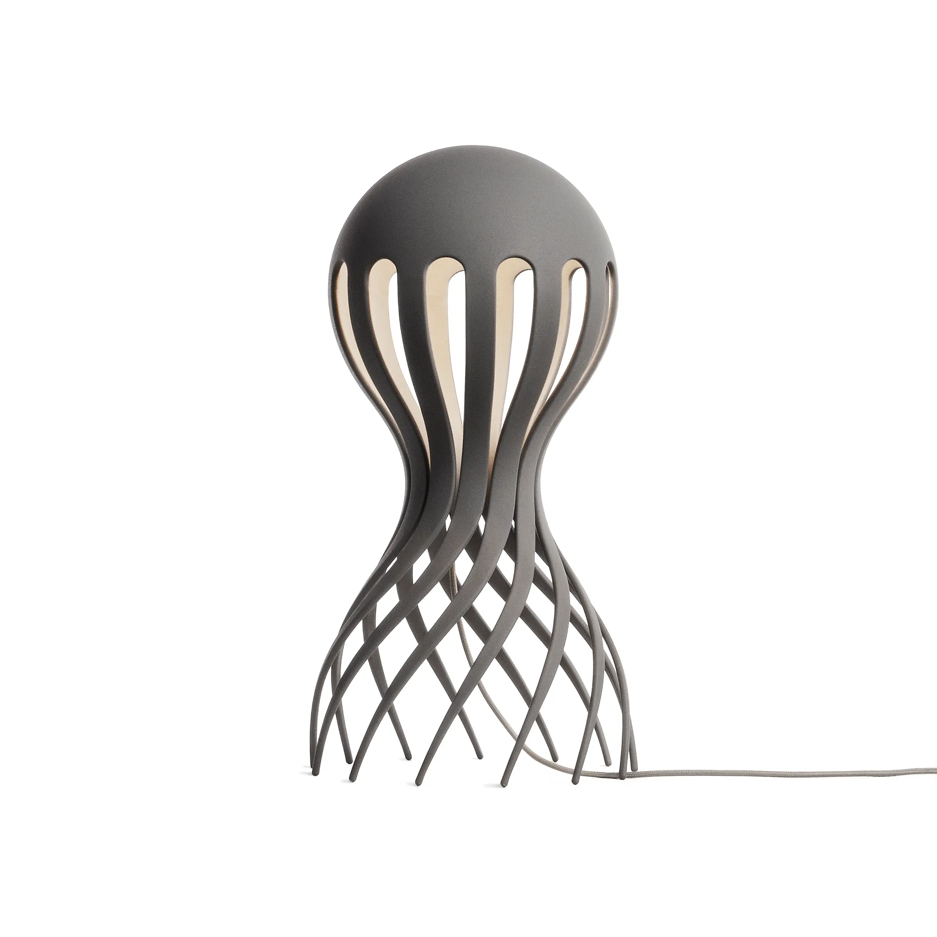 Cirrata table lamp 44.4 cm, Grey Oblure