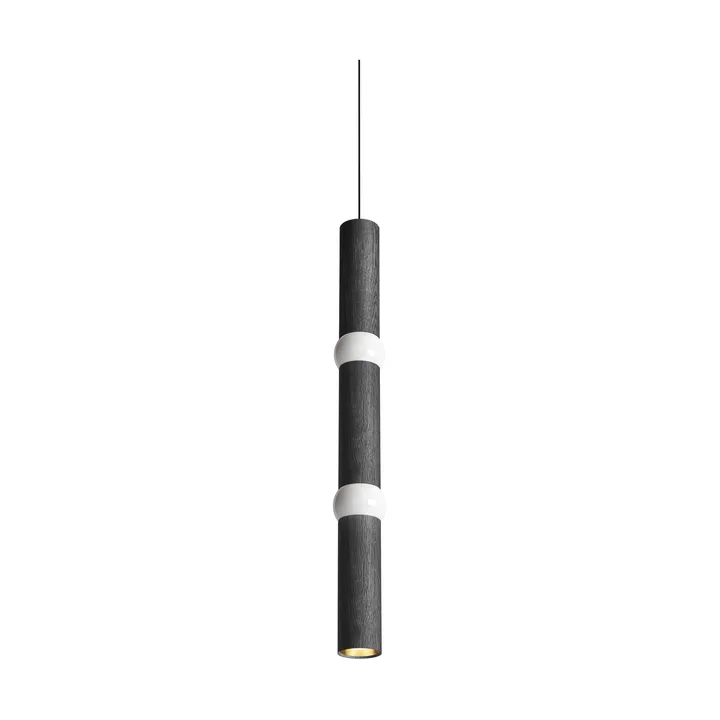 Lightbone pendant lamp - Large 83.6 cm, black oak - Oblure