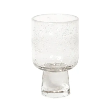 Bari glass on base - clear - Olsson & Jensen