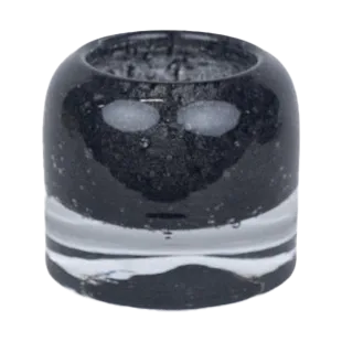 Leah candle lantern Ø7.5 cm - Black - Olsson & Jensen
