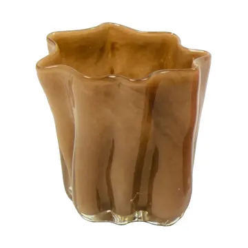 Tess candle holder Ø10 cm - Brown - Olsson & Jensen