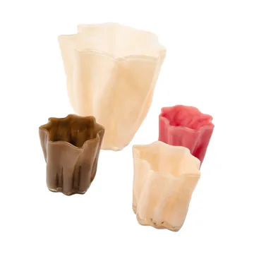 Tess candle holder Ø10 cm - Off-white - Olsson & Jensen