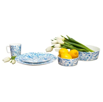 Grazia mug 32 cl - Blue-white - Opto Design