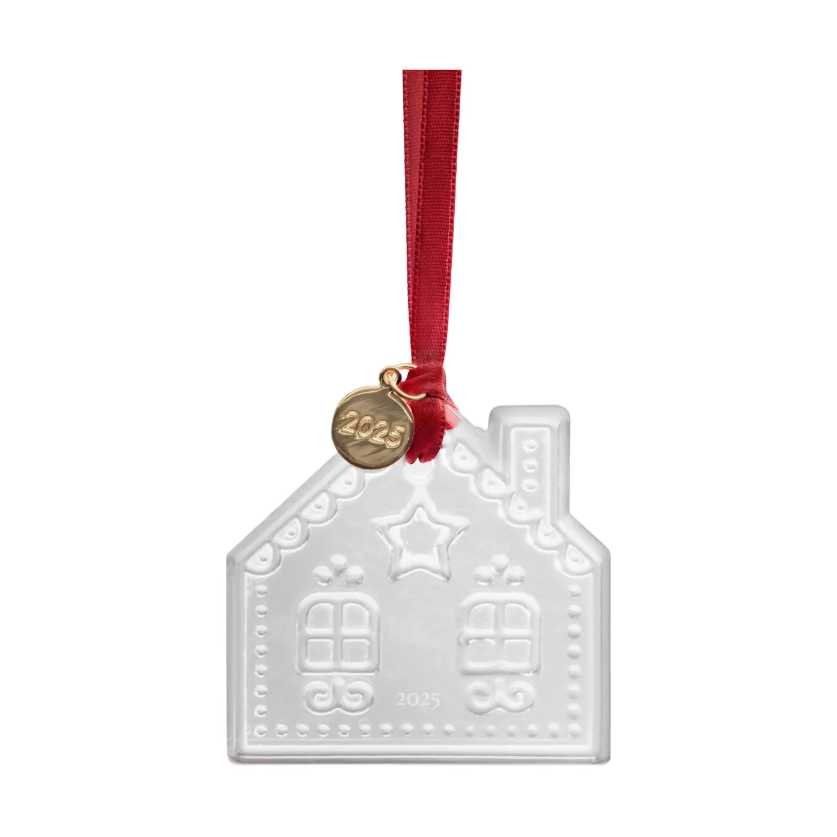 Annual holiday ornament Christmas decoration, Gingerbread House 2025 Orrefors