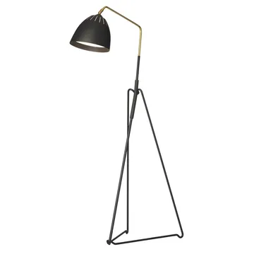 Lean floor lamp - Black - Örsjö Belysning