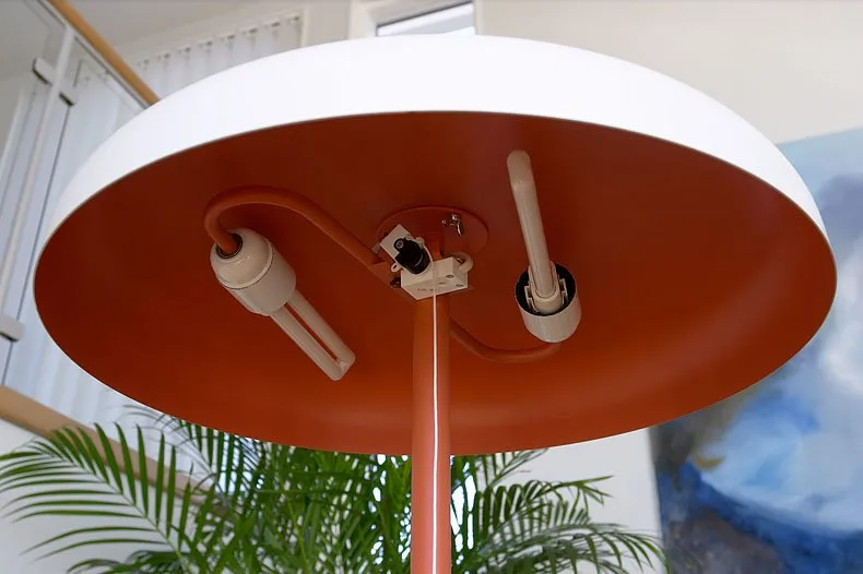 Mushroom table lamp, orange Örsjö Belysning