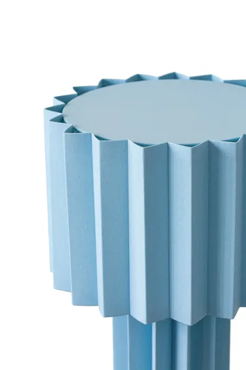Plissé fabric table lamp - Light blue, 40,9 cm - Örsjö Belysning