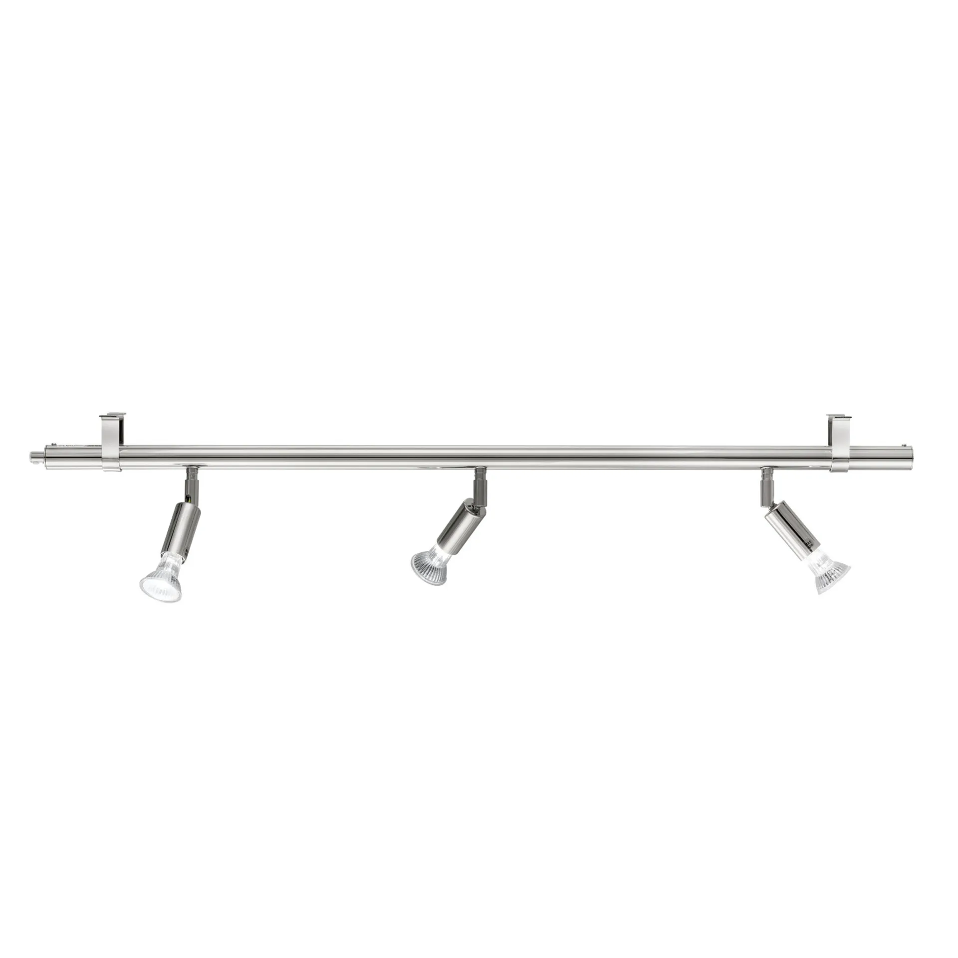 Star 3 wall and ceiling lamp, Nickel-plated brass, 100 cm Örsjö Belysning