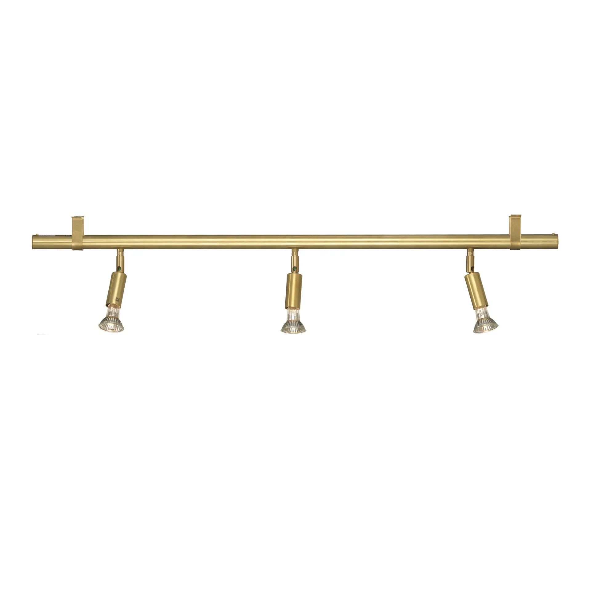 Star 3 wall and ceiling lamp, Raw brass, 100 cm Örsjö Belysning