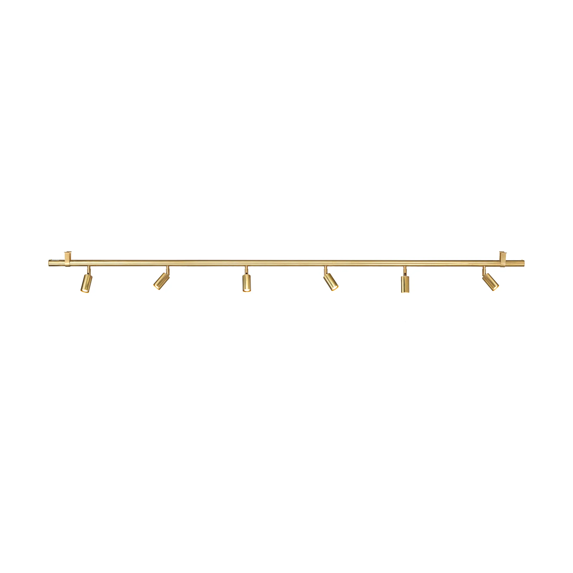 Starlight 6 wall and ceiling lamp, Raw brass Örsjö Belysning
