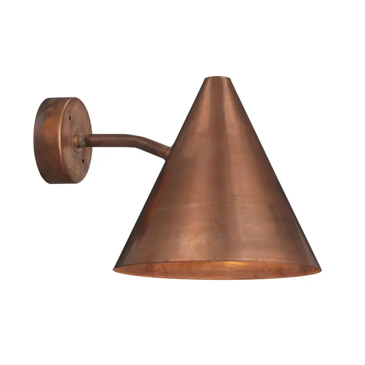 Tratten wall lamp - Raw copper, Ø24x22,5 cm - Örsjö Belysning