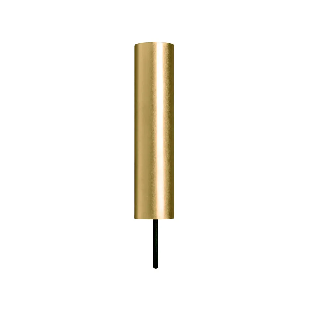 Visir wall lamp, Raw brass, fixed mounting Örsjö Belysning