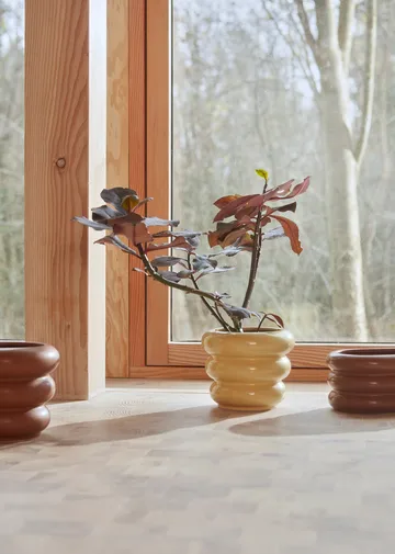 Awa flower pot small Ø19 cm - Caramel - OYOY