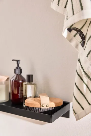 Bakku wall shelf small 16x50 cm - Black - OYOY