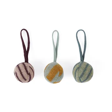 Christmas ball bauble 3-pack - Multi - OYOY