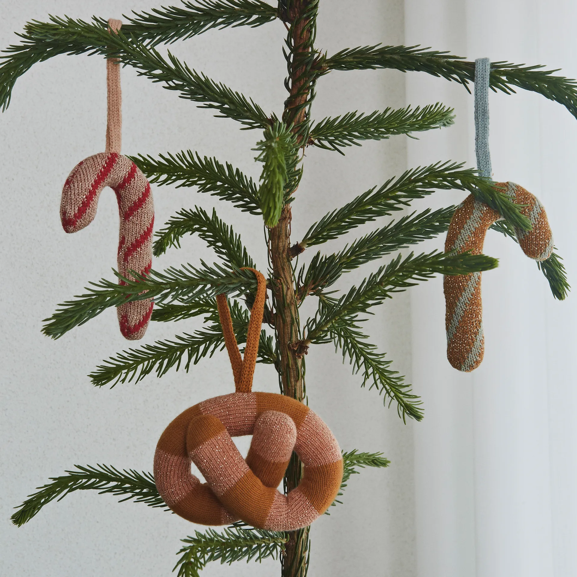 Christmas Pretzels Christmas ornament 4-pack, multi OYOY