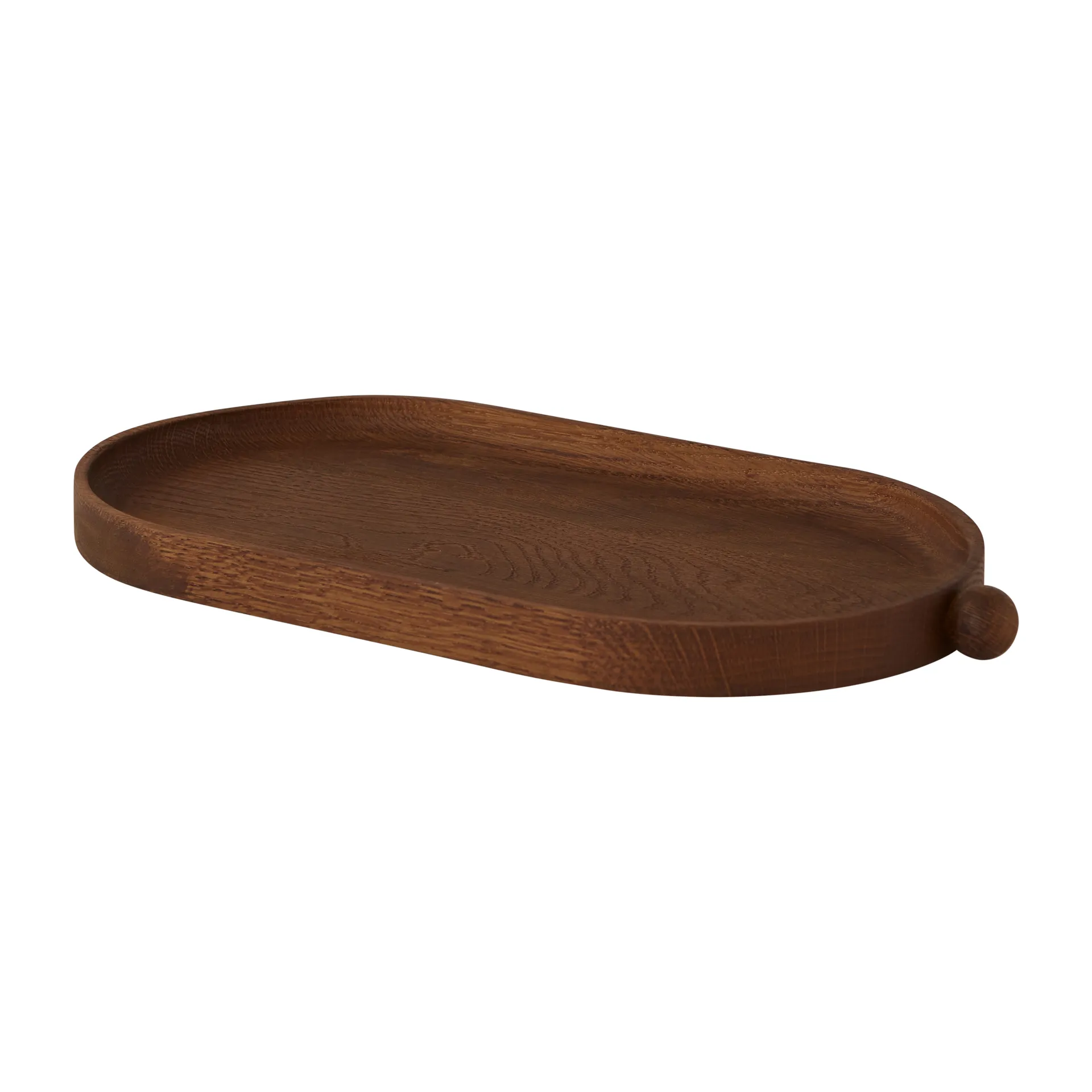 Inka wooden tray 18x38 cm, Dark OYOY
