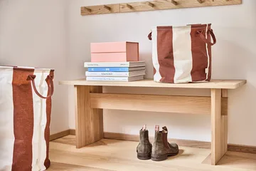 Kara storage basket medium Ø32x32 cm 2-pack - Nutmeg - OYOY