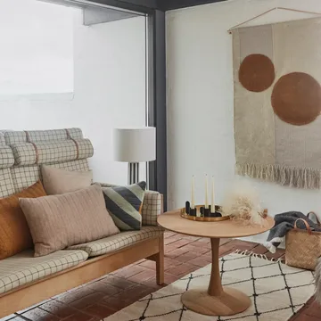 Kika wall decoration 80x120 cm - Beige-brown - OYOY