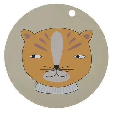 Leopard placemat - Clay - OYOY
