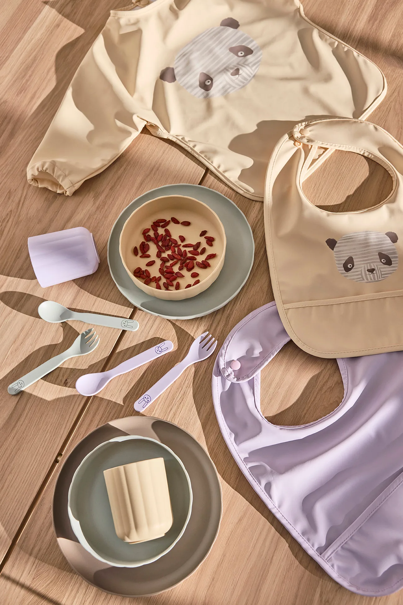 Pullo children's cutlery set, Lavender OYOY