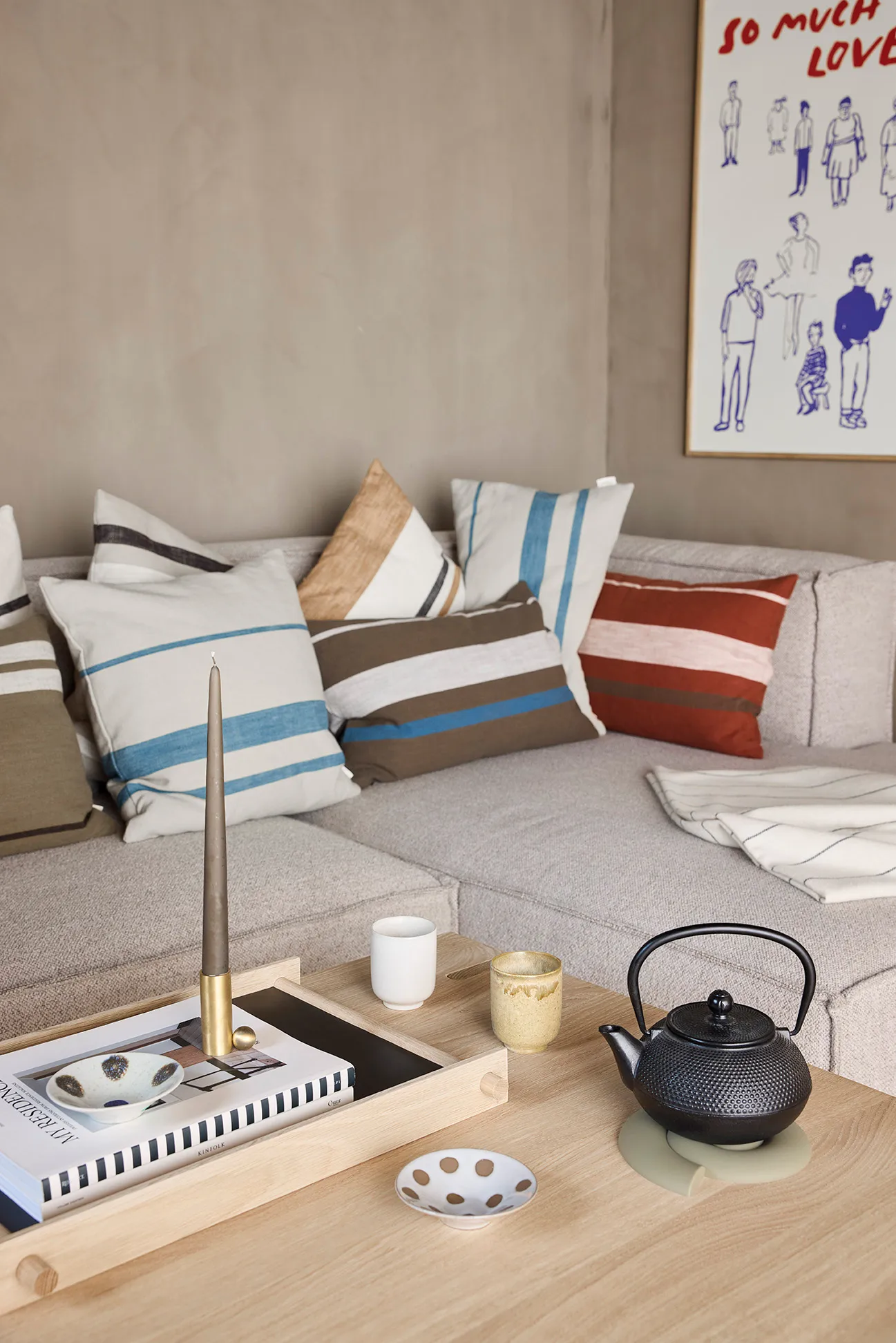 Sofuto cushion cover 40x60 cm, Sienna OYOY